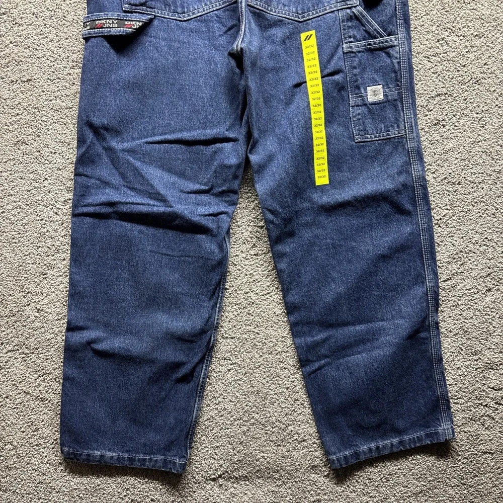 Vintage DKNY Jeans Baggy Wide Leg Y2K 90s Carpenter Skater Mens 32x32 Street NWT